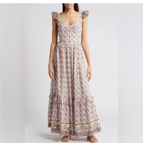 Cleobella Nica maxi dress Marrakesh print NWT Size XL - Picture 2 of 12